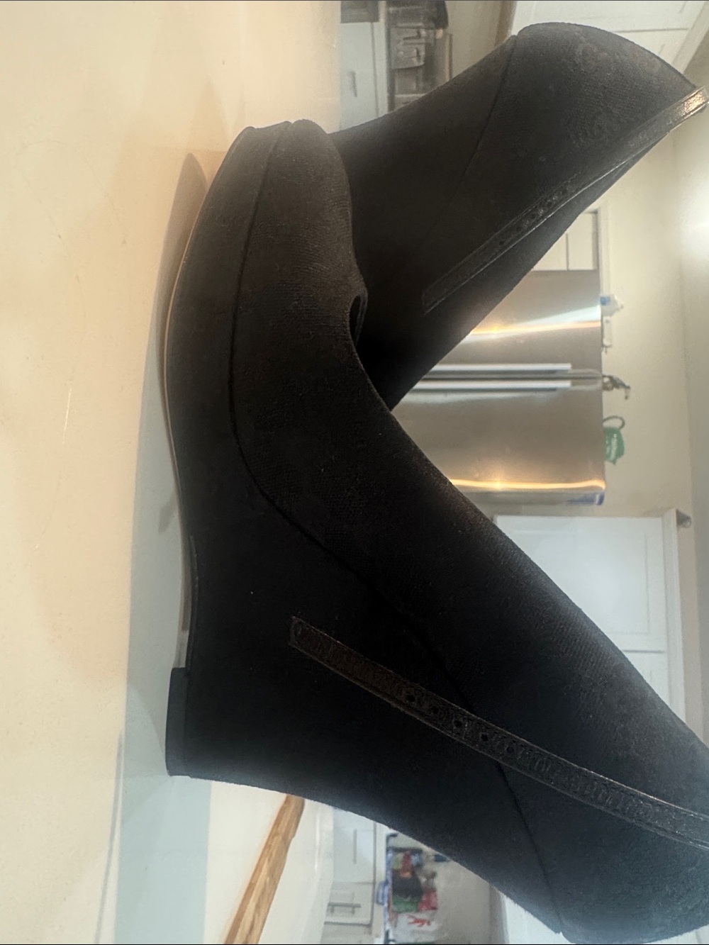 GUCCI “TOM FORD” Classic Black Women's Wedge Pumps with Ankle Strap - Picture 12 of 16
